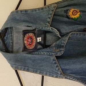 Paris Blues Tie Front Blouse